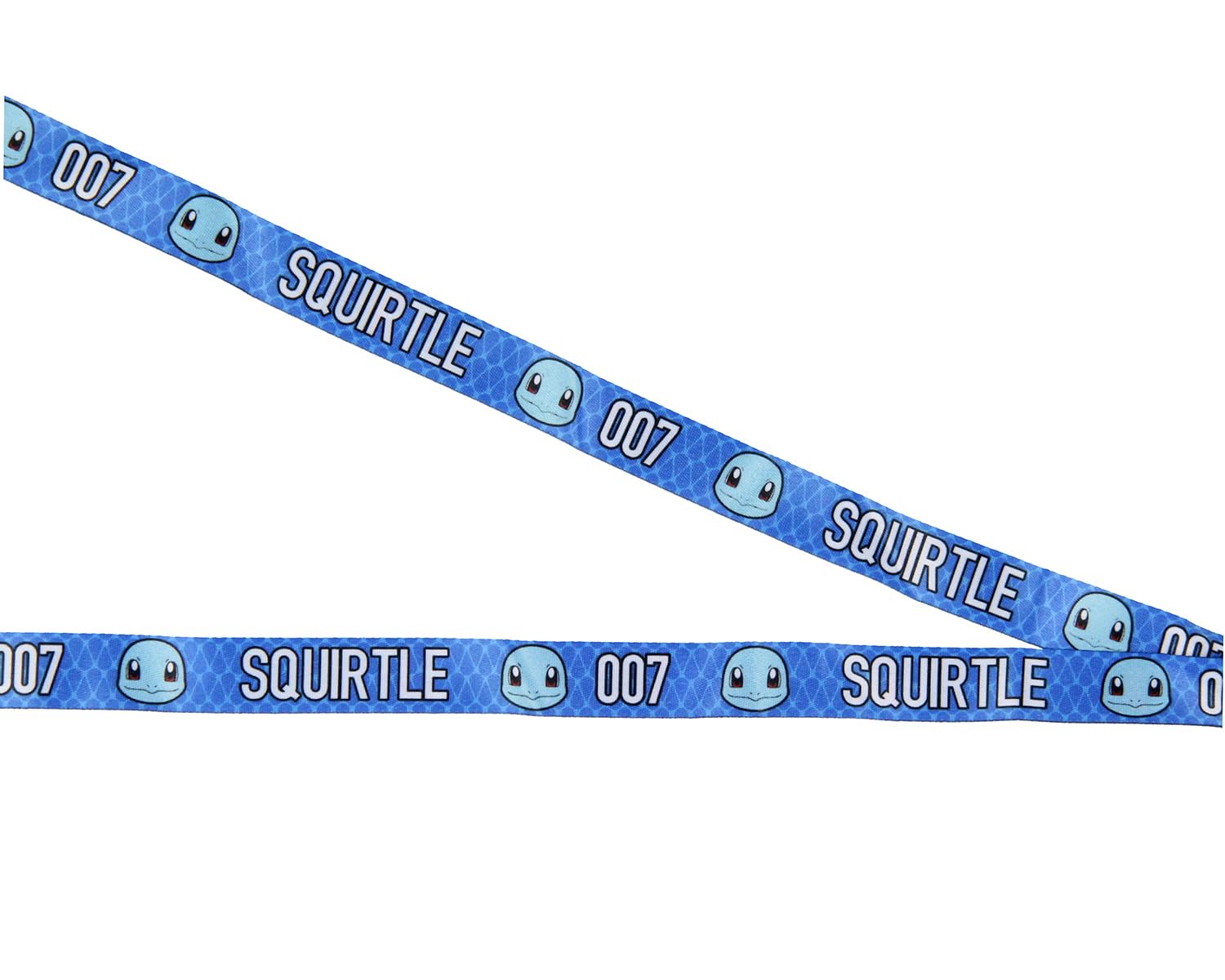 Pokemon Squirtle 007 ID Badge Holder Rubber Charm 2-Sided Breakaway Lanyard