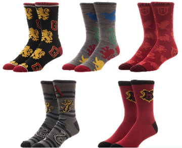 Harry Potter 5 Pair Casual Crew Socks