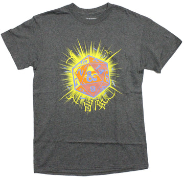 Dungeons & DragonsMens T-Shirt -  Glowing D20 Die Image