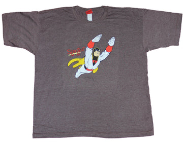 Space Ghost Coast to Coast Mens T-Shirt   - Distressed Flying Ghost Image
