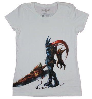 Soul Caliber Girls Juniors T-Shirt- Nightmare Dragging Sword Image