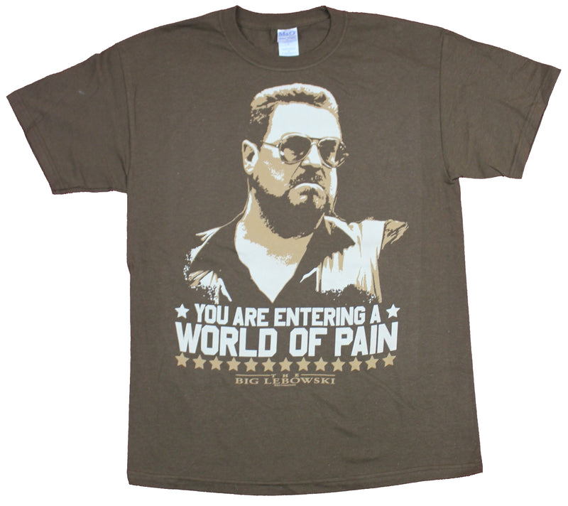 The Big Lebowski Mens T-Shirt  - Walter You Are Entering Into A World Of Pain - Inmyparentsbasement.com