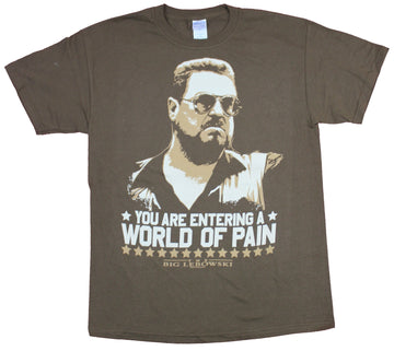 The Big Lebowski Mens T-Shirt  - Walter You Are Entering Into A World Of Pain