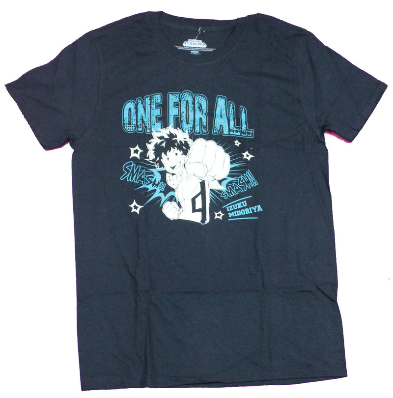My Hero Academia Mens T-Shirt - Deku Punch All For One Image