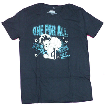 My Hero Academia Mens T-Shirt - Deku Punch All For One Image