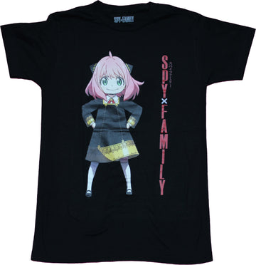 Spy Family Mens T-Shirt - Anya Forger in a Gold Trimmed  Dress