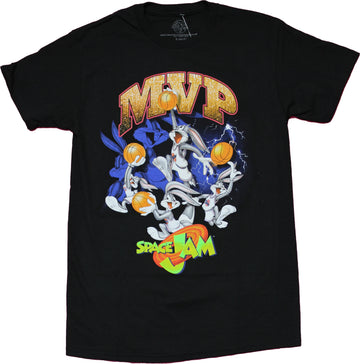 Space Jam Mens T-shirt - Bugs Bunny Multipose  MVP Image
