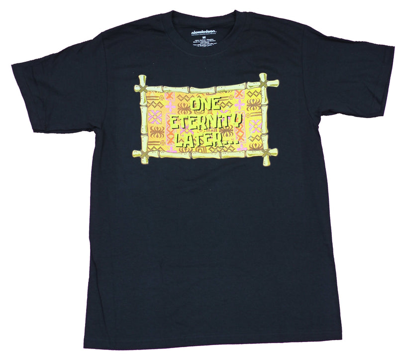 Spongebob Squarepants Mens T-Shirt - One Eternity Later Box Image - Inmyparentsbasement.com