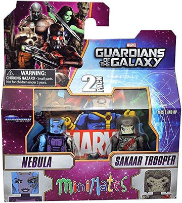Guardians of The Galaxy Minimates Series 57 Mini Figure 2-Pack Nebula & Sakaar Soldier