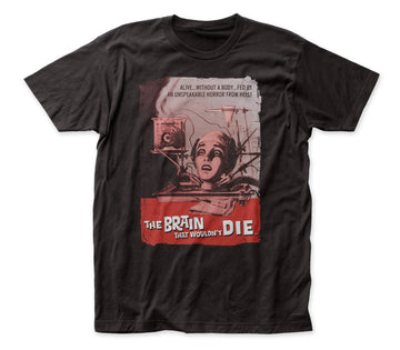 Brain That Wouldn't Die Mens T-Shirt - Red Tent Movie Poster