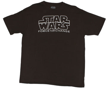 Star Wars Mens T-Shirt  - A Force For Change Simple Logo Image