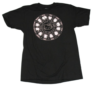 Hello Kitty Mens T-Shirt - Astrological Style Hello Kitty Calendar