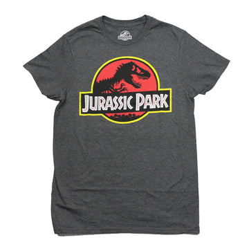 Jurassic Park Mens T-Shirt - Classic Park Logo with White Letters