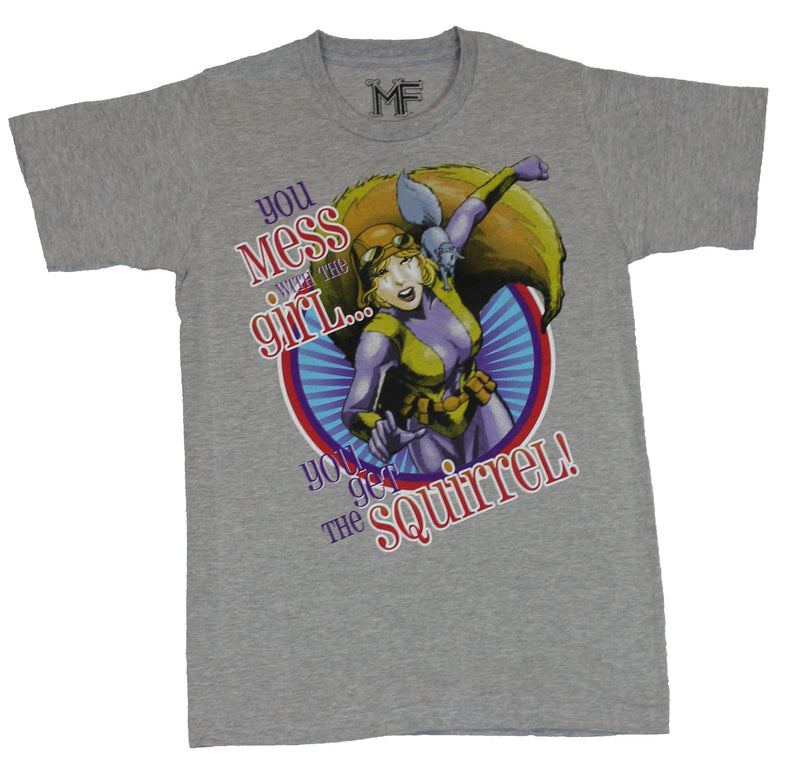 Squirrel Girl (Marvel Comics) Mens T-Shirt - Mess with the Girl Get the Squirrel - Inmyparentsbasement.com