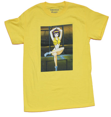 Cowboy Bebop Mens T-Shirt - Fay Valentine Cuffed Image