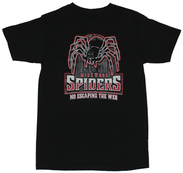 The Hobbit Mens T-Shirt - Mirkwood Spiders No Escaping the Web Image