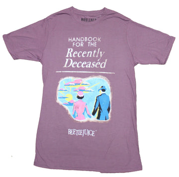 Beetlejuice Mens T-Shirt - Handbook for the Recently Deceased Cover Image