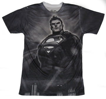 Superman (DC Comics) Moisture Wicking Mens T-Shirt - Mad Over City image