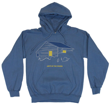 Silversun Pickups Mens Pullover Hoodie - Neck of The Woods Cabin Image