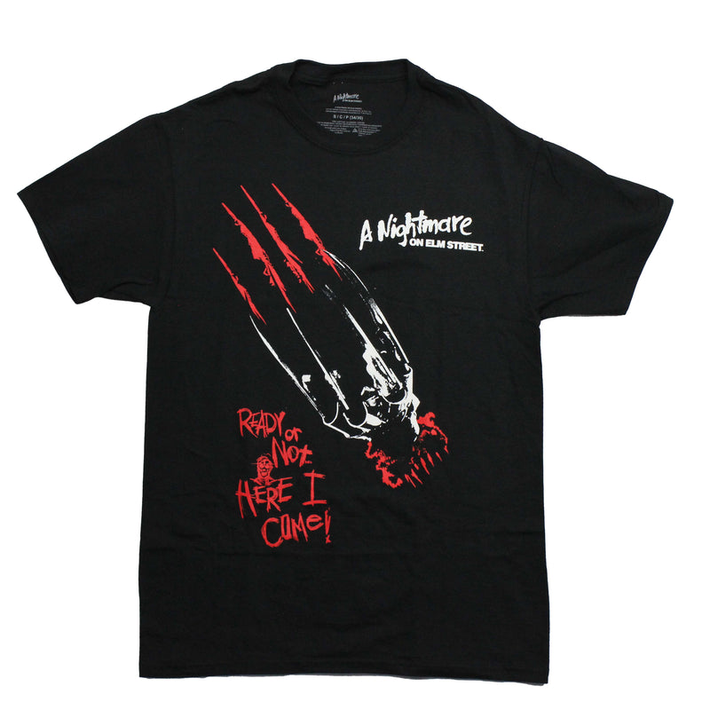 Friday the 13th Mens T-Shirt - Freddy Glove "Ready Not Here I Come"