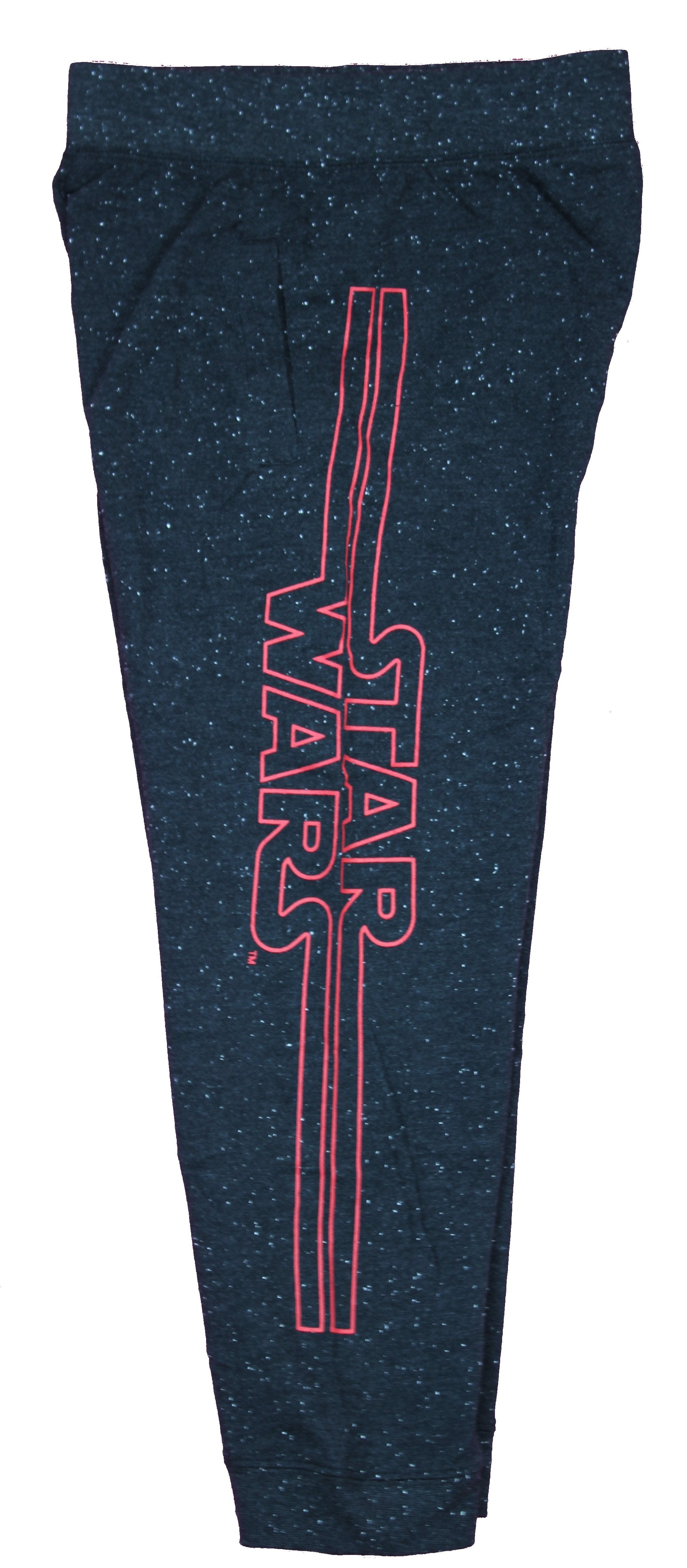 Star Wars Simple Red Outline Word Logo Lounge Pajama Pants