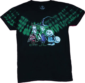 Nightmare Before Christmas Mens T-Shirt -Shock Lock & barrel over