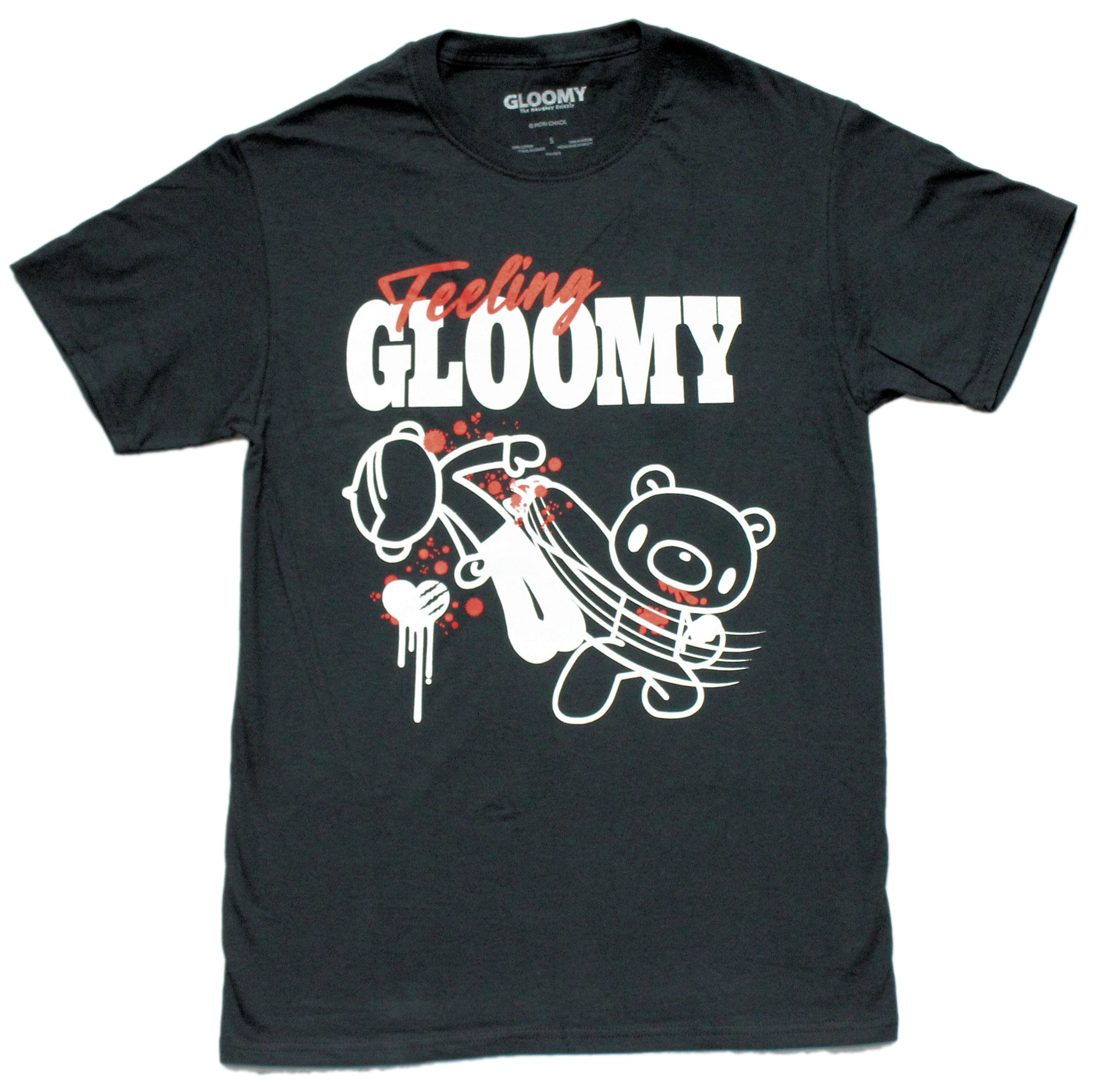 Gloomy The Naughty Grizzy Mens T-shirt - Punching Pitty Feeling