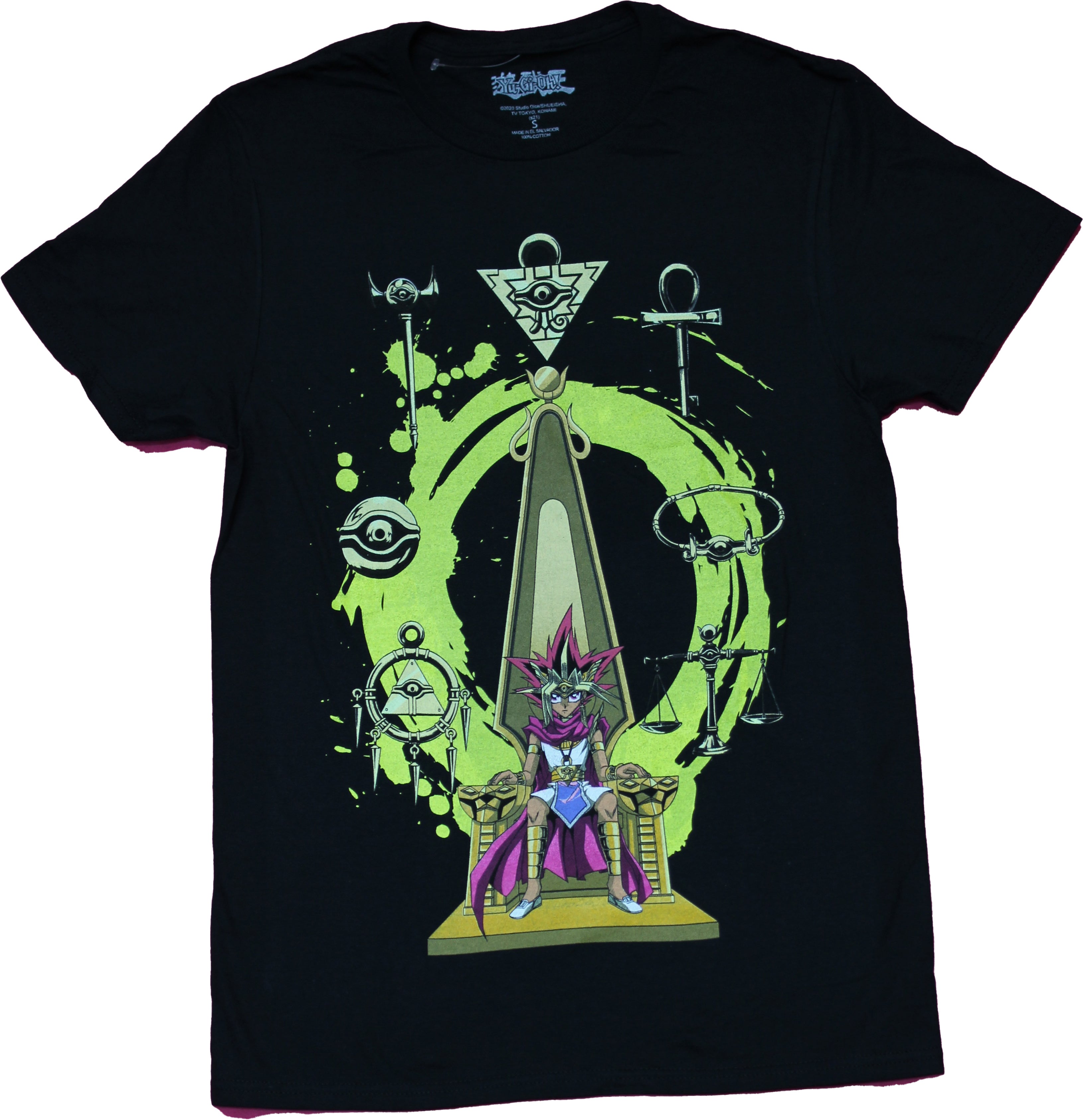 Yu-Gi-Oh Mens T-Shirt - Sitting on Throne Image