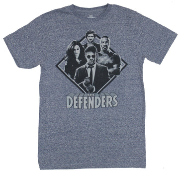 Defenders (Marvel) Mens T-Shirt - Netflix Iron Fist Luke Cage Daredevil Jessica