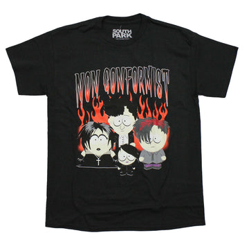 South Park Mens T-Shirt -Goths Non Conformist Group