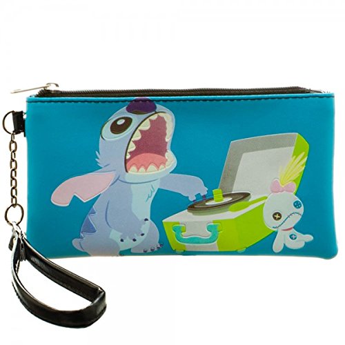 Envelope Wallet - Disney - Stitch Clear w/Wristlet Bag New Toys by Disney