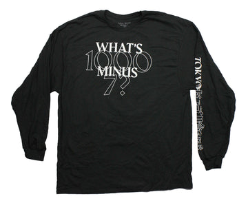 Tokyo Ghoul Mens Long Sleeve T-Shirt - What's 1000 Minus 7 Number Sequence Back