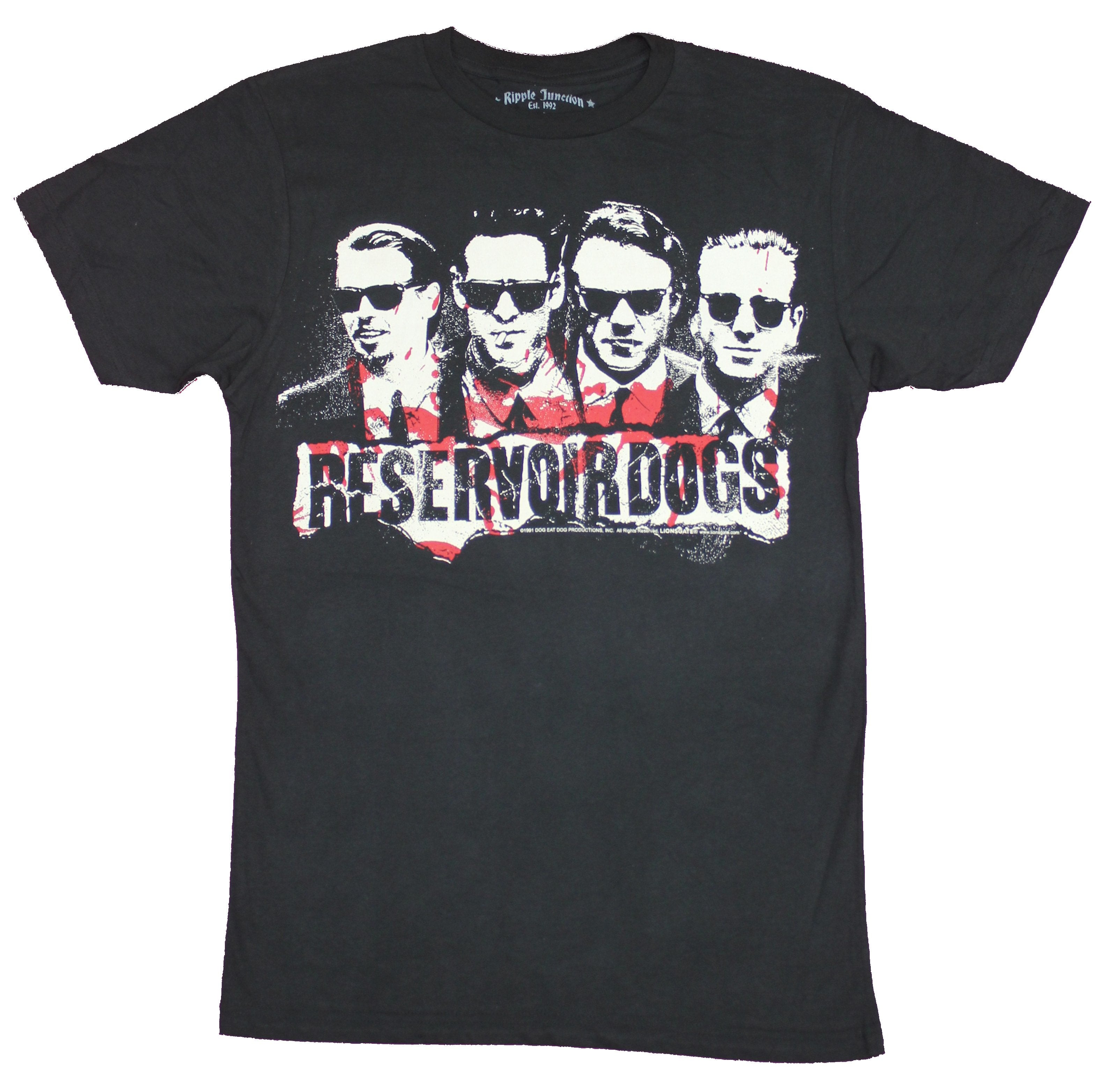 Reservoir Dogs Mens T-Shirt  - Bloody Misters Head Shot Logo