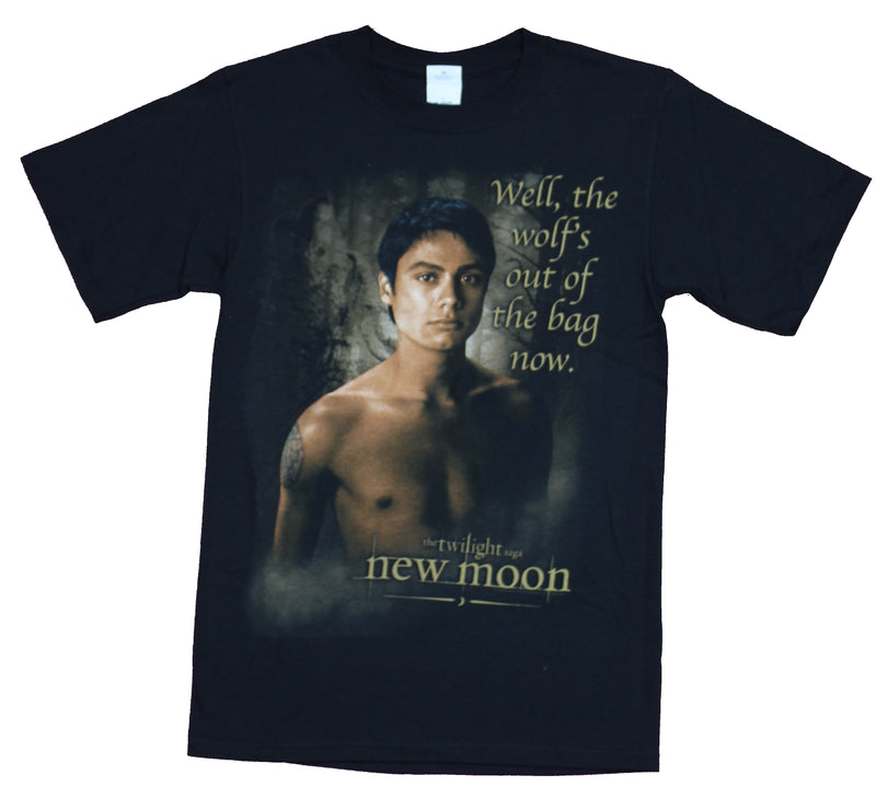 Twilight Mens T-Shirt -"The Wolf's Out of the Bag" Embry Image