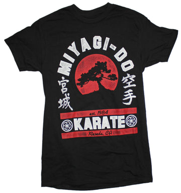 Karate Kid Mens T-Shirt - Miyagi-Do Karate Bonsai Logo