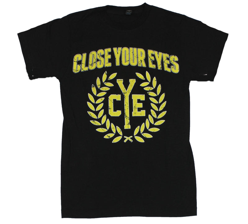 Close Your Eyes Mens T-Shirt  - CYE Distressed Wreath Logo