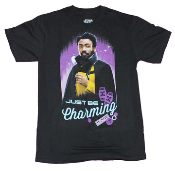 Star Wars  Mens T-Shirt - Young Lando Calrissian Just Be Charming