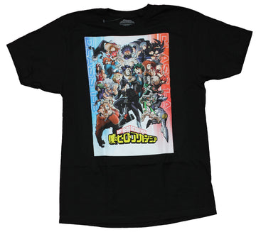 My Hero Academia Mens T-Shirt - Season 5 Promo Poster Art