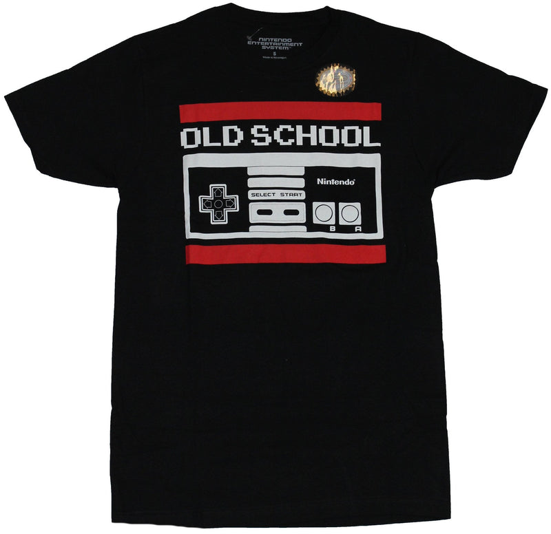 Nintendo Entertainment System Mens T-Shirt - Old School Red Bar Controller
