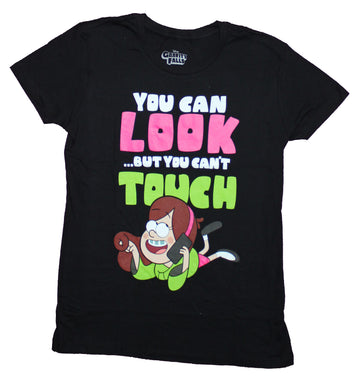 Gravity Falls Girls Juniors T-Shirt - Mabel You Can Look But Can't Touch