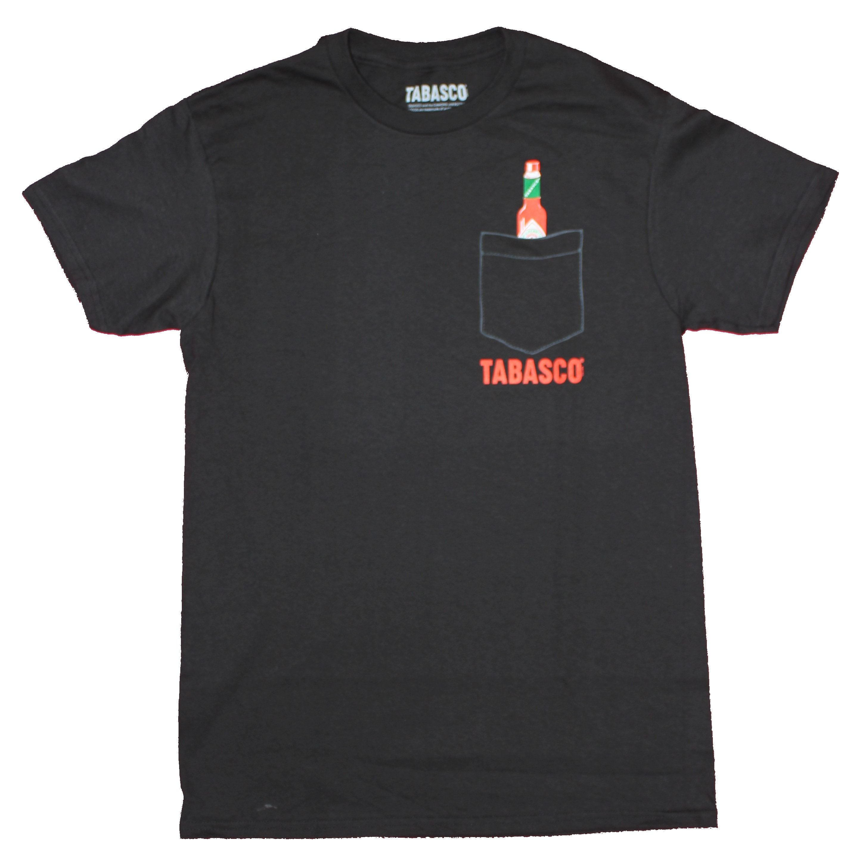 Tabasco Hot Sauce Mens T-Shirt  - Pocket Full Of Sauce