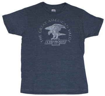 Chevrolet Mens T-Shirt - Chevy the Great America Value Eagle Image