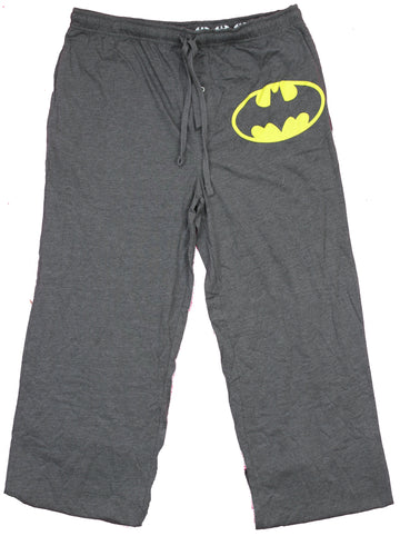 Batman DC Comics Simple Oval Logo Mens Lounge Pajama Pants