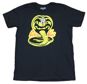 Karate Kid Mens T-Shirt - Cobra Kai Classic Snake Logo Image