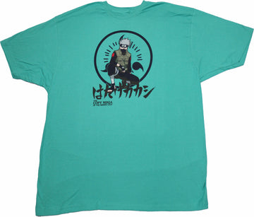 Naruto Mens T-Shirt - Kakashi Copy Ninja Circle Stance Image