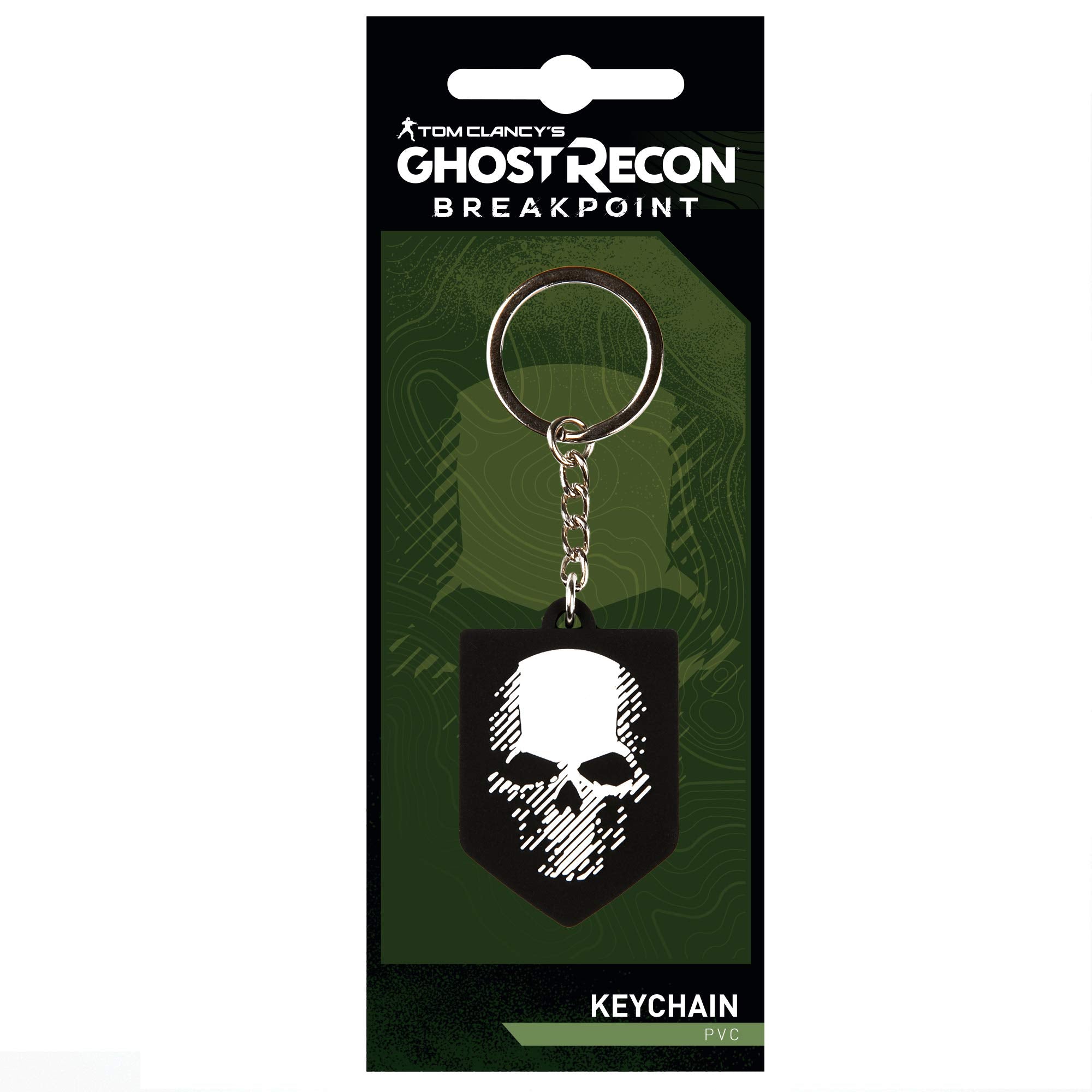 JINX Tom Clancy's Ghost Recon Breakpoint Adventurer Rubber Key Chain, Black, 2" Tall