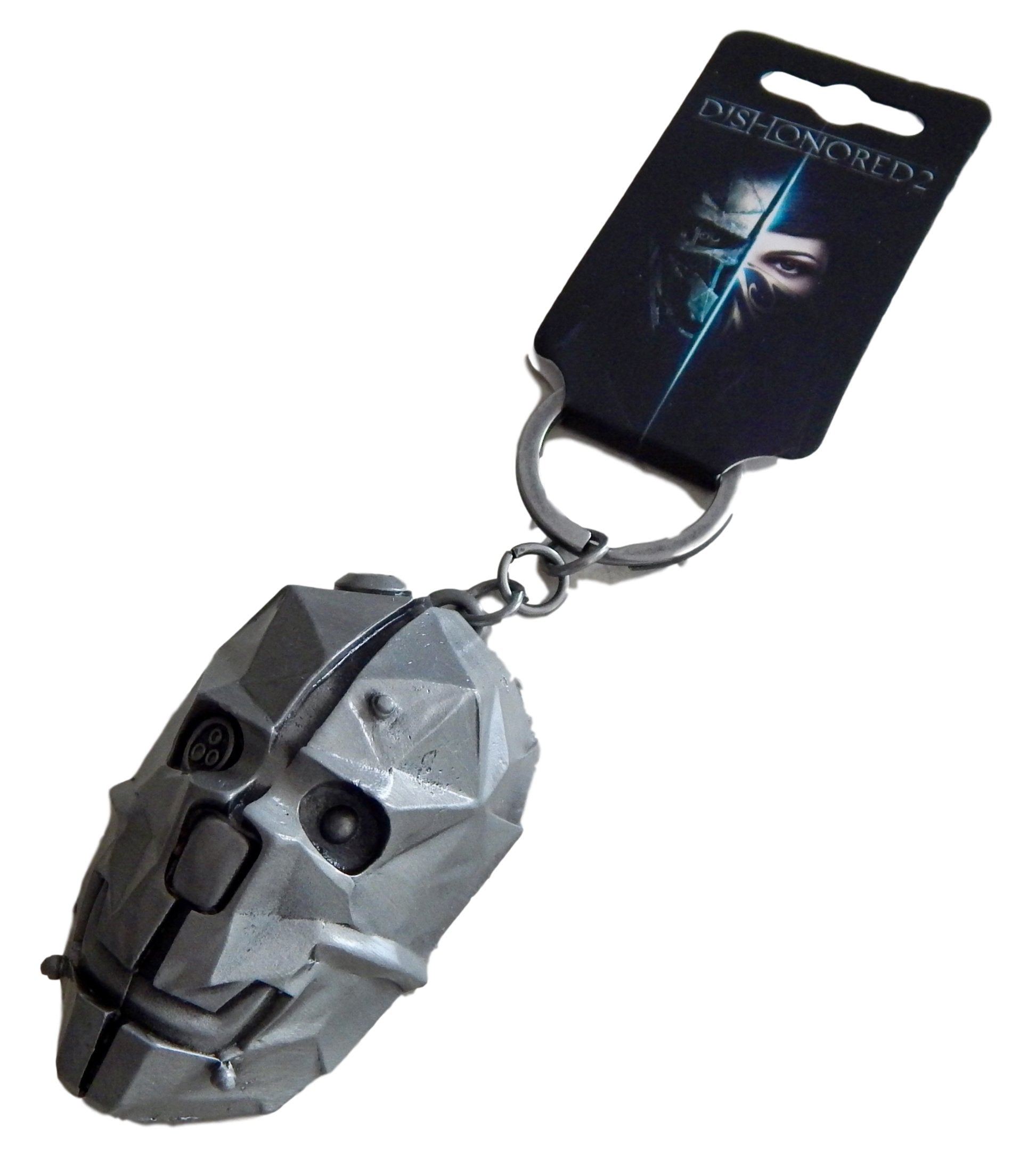 Dishonored 2 3D Skull Logo Video game Keychain