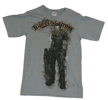 Bulletstorm (Bullet Storm) Mens T-Shirt  - Grayson Hunt Intimadating Stance Im