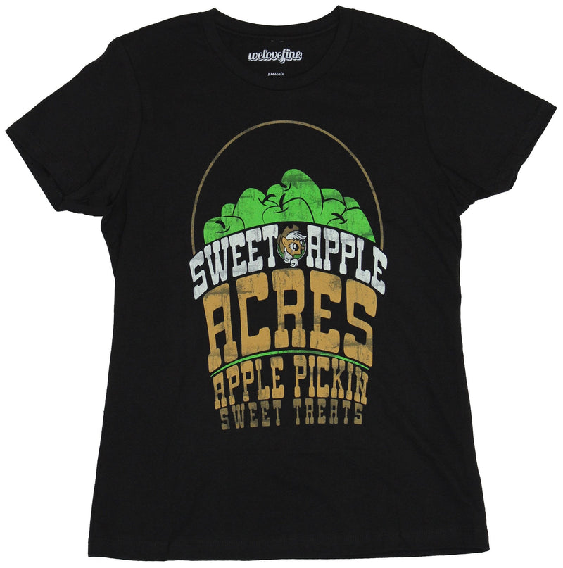 My Little Pony Girls Juniors T-Shirt - Sweet Apple Acres Apple Picking Treats