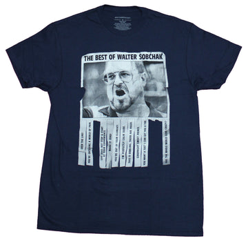 The Big Lebowski Mens T-shirt - Best of Walter Sobchak Pull Tab Quotes